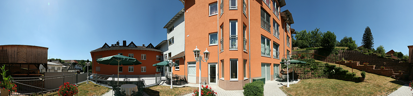 Panoramabild Garten